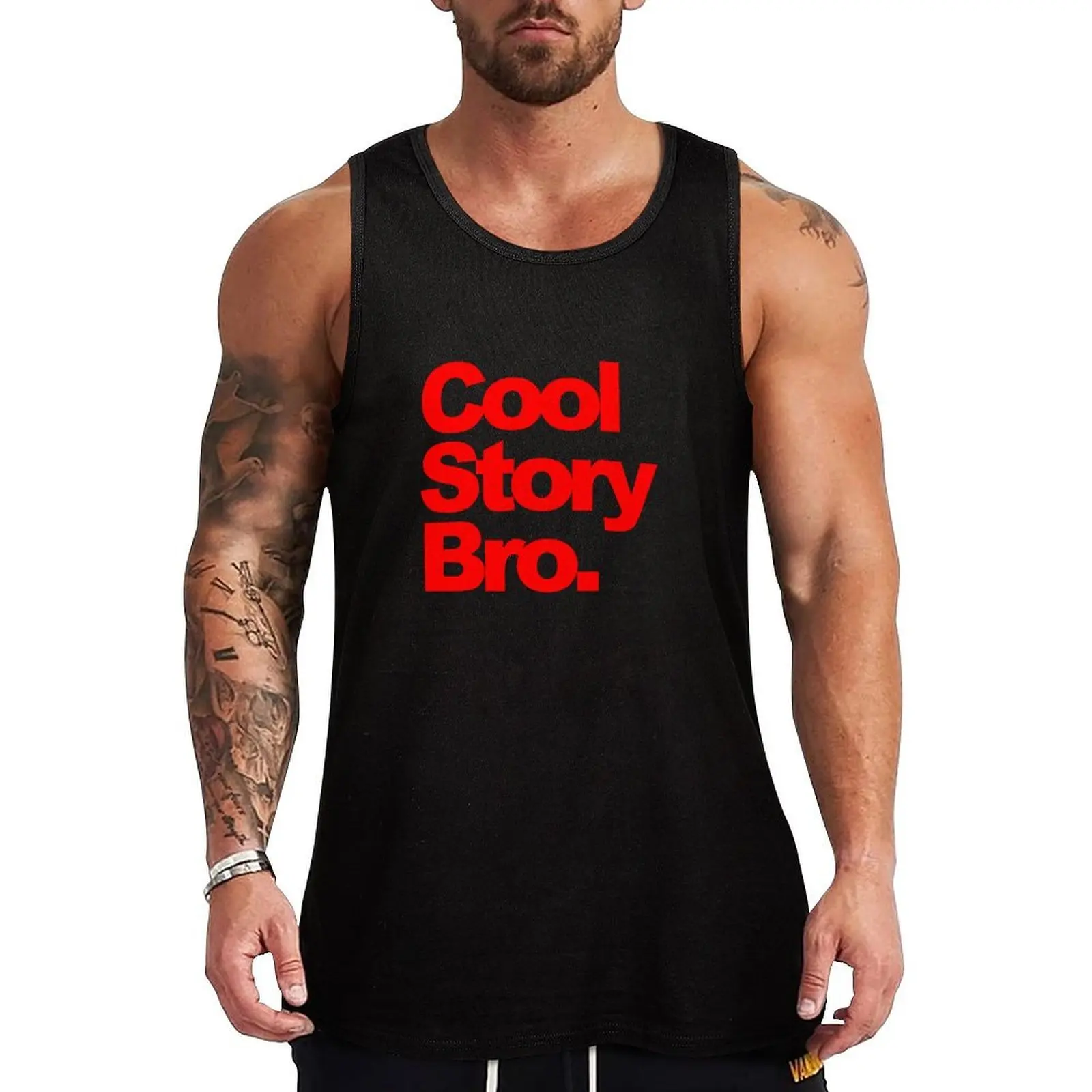 Cool Story Bro. Tank Top Working vest Men's sleeveless t-shirt Man summer clothes Man clothes for gym
Cool Story Bro. Tank Top Working vest Men's sleeveless t-shirt Man summer clothes Man clothes for gym