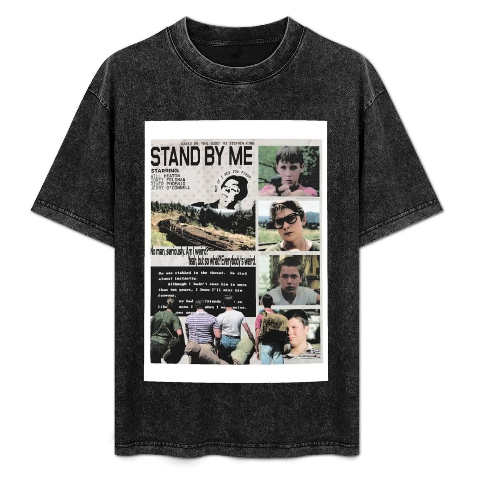 Stand by Me Movie Poster T-Shirt Casual Everyday Short Sleeve T-Shirt
Stand by Me Movie Poster T-Shirt Casual Everyday Short Sleeve T-Shirt