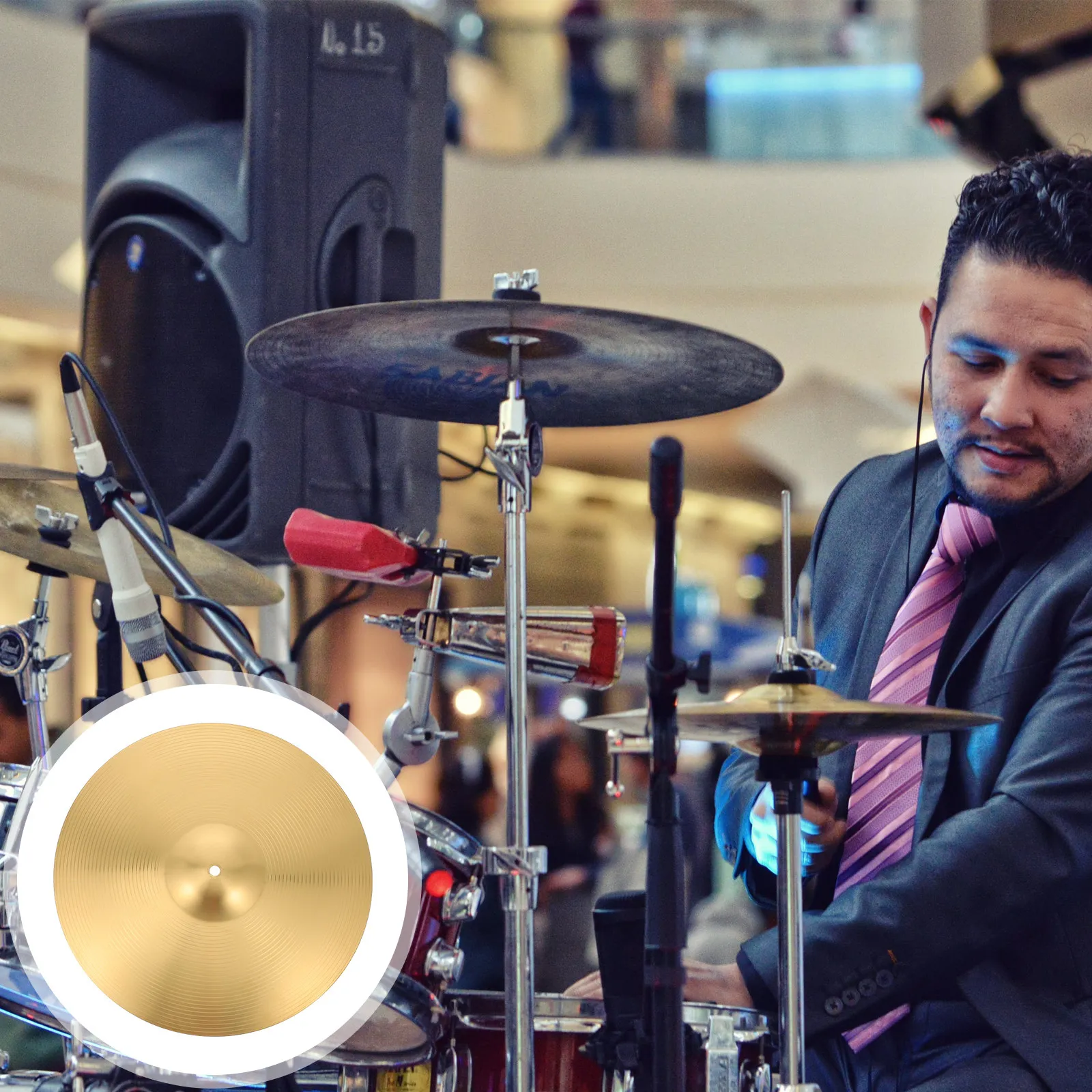 Jazz Drum Cymbal Brass High Grade Alloy Small Replacement Part Drum Accessory Pure Sound Percussion Cymbal Kit
Jazz Drum Cymbal Brass High Grade Alloy Small Replacement Part Drum Accessory Pure Sound Percussion Cymbal Kit
