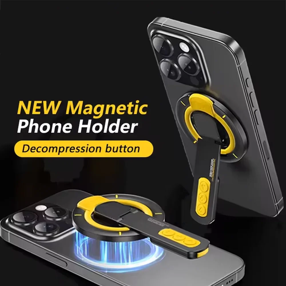 3-in-1 Magnetic Cellphone Finger Ring Holder with Double-Sided Magnet for MagSafe Accessories for iPhone 17/16/15/14/13/12
3-in-1 Magnetic Cellphone Finger Ring Holder with Double-Sided Magnet for MagSafe Accessories for iPhone 17/16/15/14/13/12