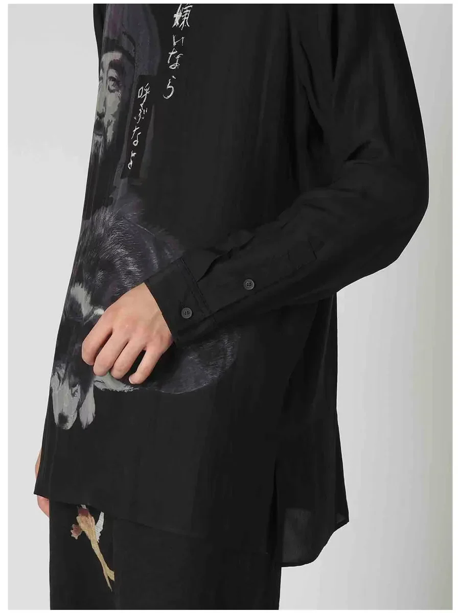 2025 HighQuality Dark Style Drawing Shirt Loose Print Shirt Fashion Top, YAMAMOTO-Style
2025 HighQuality Dark Style Drawing Shirt Loose Print Shirt Fashion Top, YAMAMOTO-Style