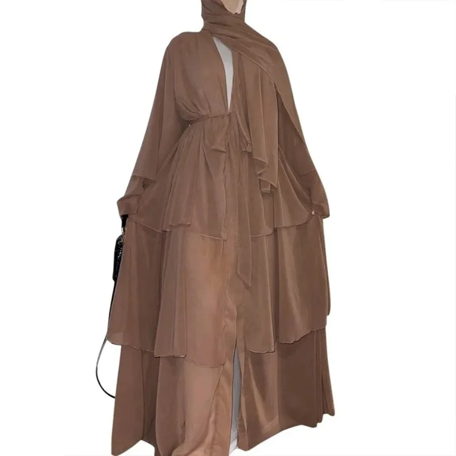 Solid Chiffon Open Abaya Kimono Kaftan Turkey Muslim Fashion Hijab Dress Ramadan Abayas for Women Dubai Caftan Islamic Clothing
Solid Chiffon Open Abaya Kimono Kaftan Turkey Muslim Fashion Hijab Dress Ramadan Abayas for Women Dubai Caftan Islamic Clothing