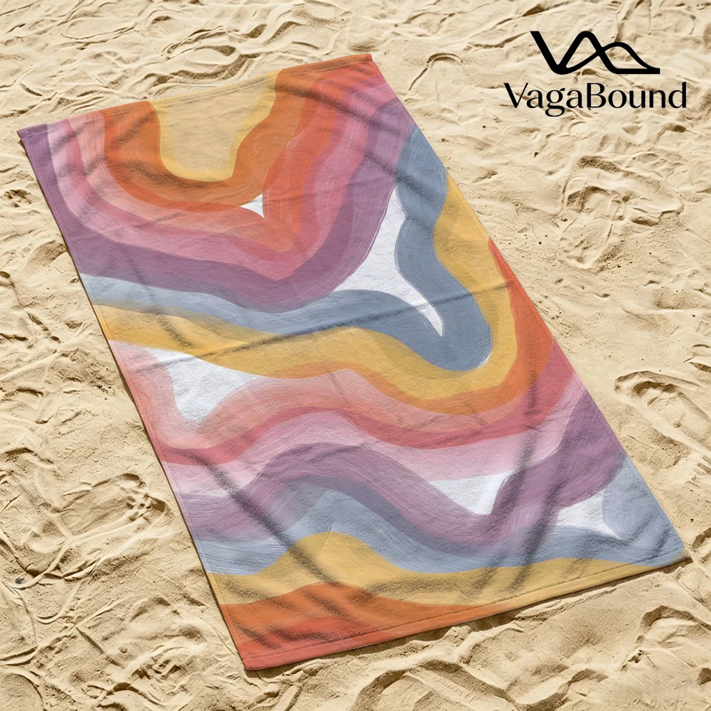 Pastel Brush Wave Beach Towel Sand Free Quick Dry Absorbent Thin Compact Towels for Swimming Pool Camping Beach Accessories
Pastel Brush Wave Beach Towel Sand Free Quick Dry Absorbent Thin Compact Towels for Swimming Pool Camping Beach Accessories