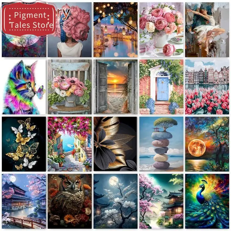 1pc frameless DIY Painting By Numbers Animals Scenery DIY Paint By Numbers On Canvas Home Decor Coloring By Number
1pc frameless DIY Painting By Numbers Animals Scenery DIY Paint By Numbers On Canvas Home Decor Coloring By Number