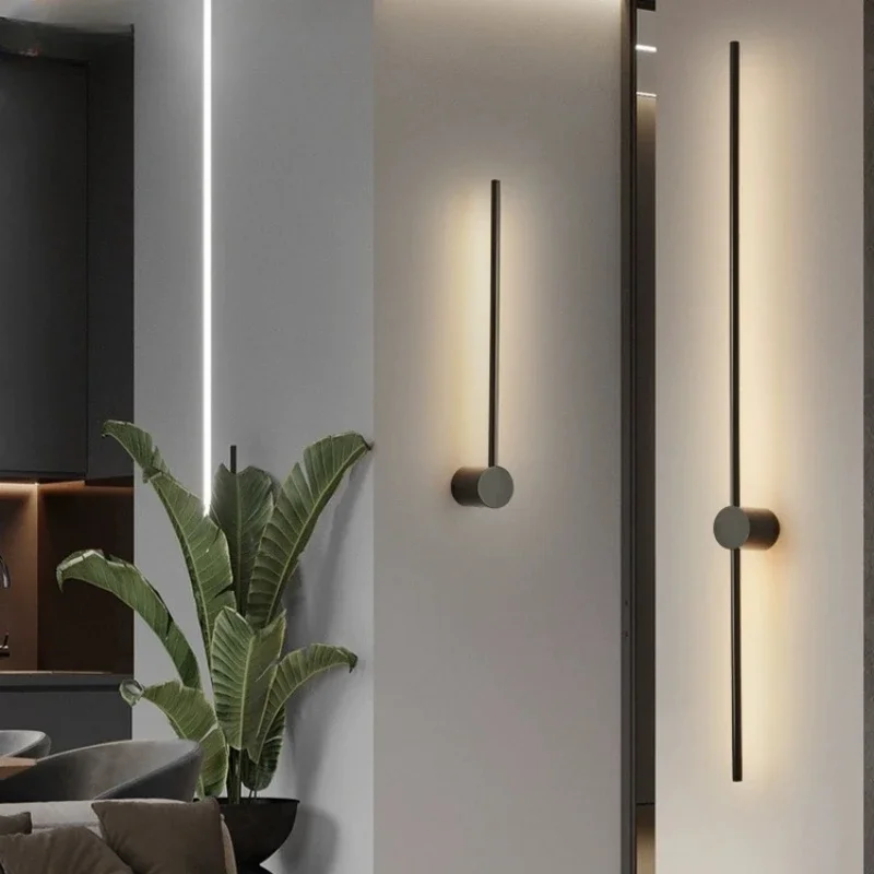 Modern minimalist led rotating wall lamp indoor long living room bedroom background
Modern minimalist led rotating wall lamp indoor long living room bedroom background