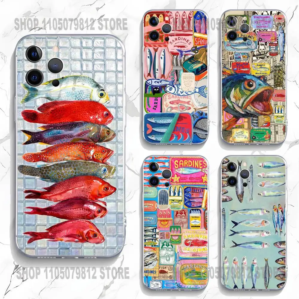 Sardines Phone Case For iPhone 17 16,15,14,13,12,11 Plus,Pro,Max,XR,Plus,E,Mini Transparent Soft Cover 
Sardines Phone Case For iPhone 17 16,15,14,13,12,11 Plus,Pro,Max,XR,Plus,E,Mini Transparent Soft Cover