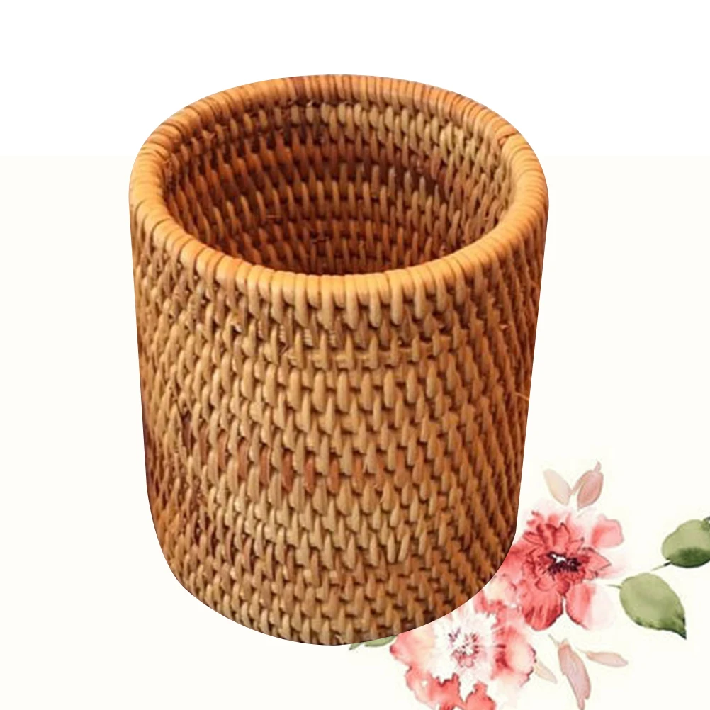 Tea Set Basket Rattan Woven Container Pen Holder Desk Storage Six Gentlemen Long Life Not Deformed Creative Shape Household Gift
Tea Set Basket Rattan Woven Container Pen Holder Desk Storage Six Gentlemen Long Life Not Deformed Creative Shape Household Gift
