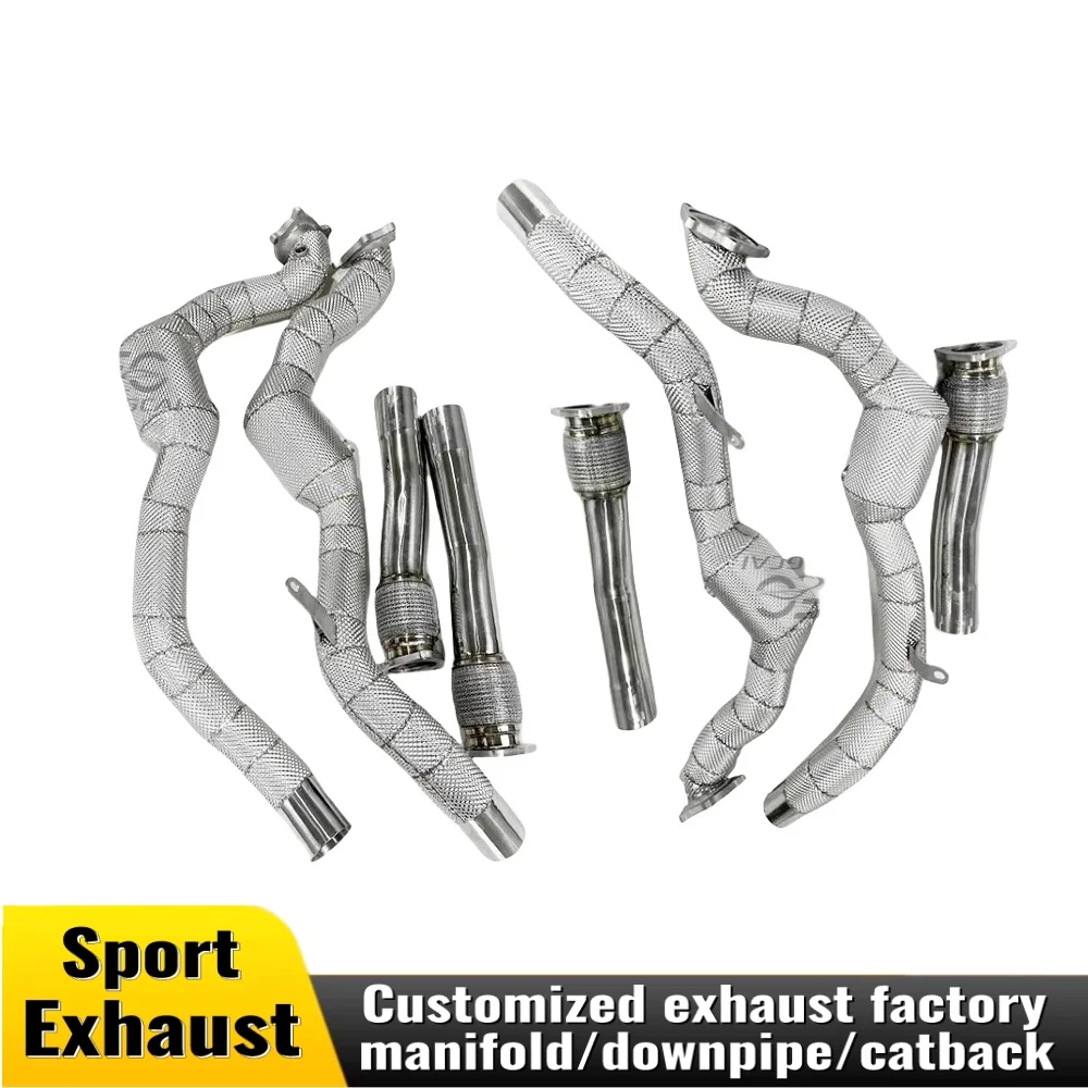 Suitable for Bentley Continental GT4.0T Country 5 exhaust downspout catalytic converter stainless steel exhaust pipe heat shield
Suitable for Bentley Continental GT4.0T Country 5 exhaust downspout catalytic converter stainless steel exhaust pipe heat shield