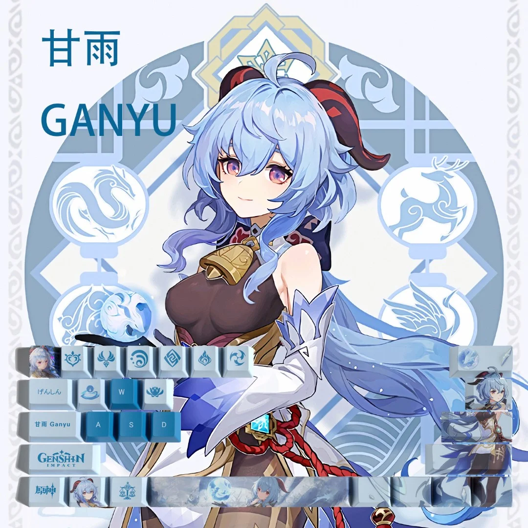 Genshin Impact Ganyu игровые колпачки для клавиш 29 набор ключей PBT колпачки для клавиш с термосублимацией OEM высокоиндивидуальные двухмерные колпачки для клавиш
Genshin Impact Ganyu игровые колпачки для клавиш 29 набор ключей PBT колпачки для клавиш с термосублимацией OEM высокоиндивидуальные двухмерные колпачки для клавиш