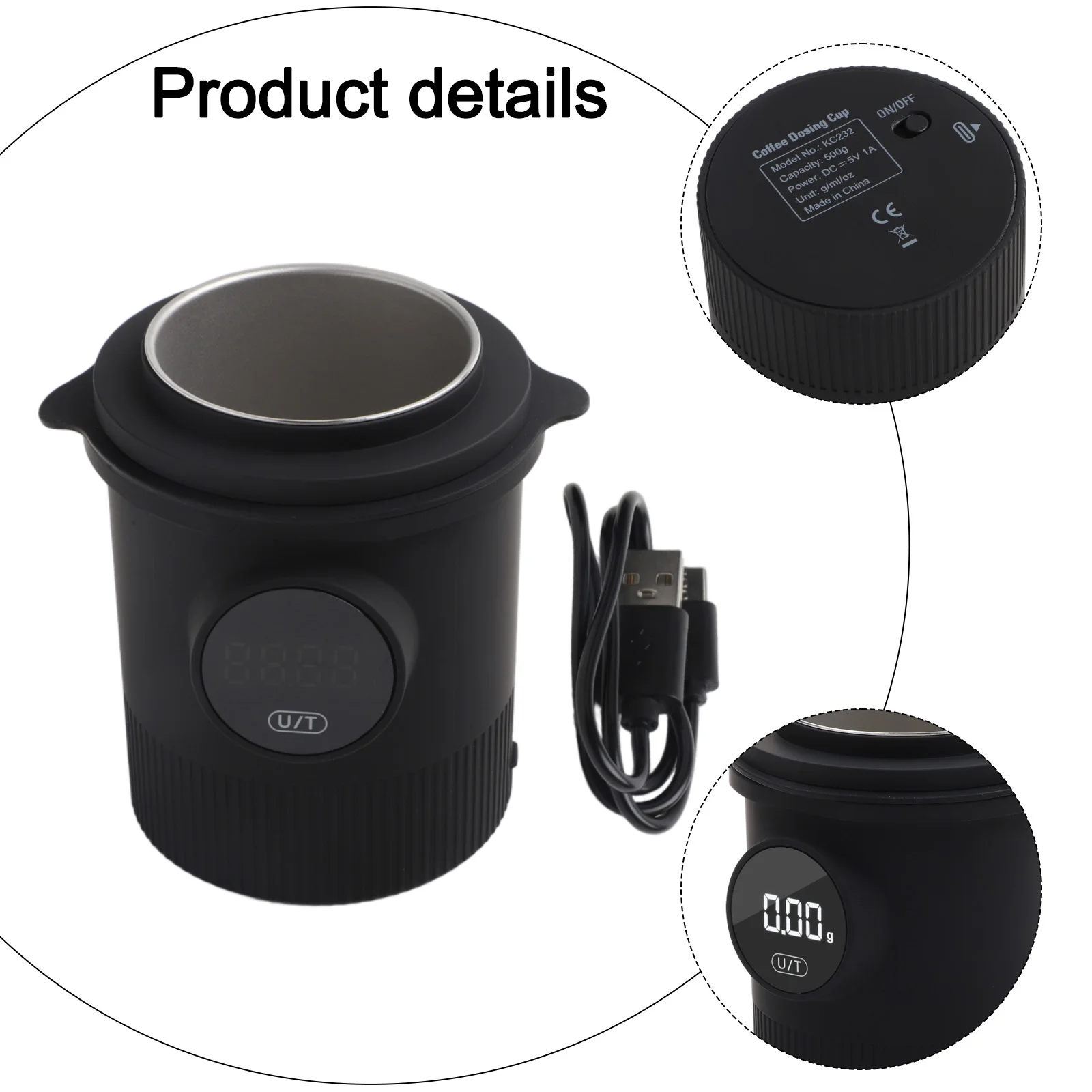 Smart Measurement Cup Digital Coffee Scale Coffee Brewing Process 9*8*8.1cm Easy To Clean And Use For Espresso Handles
Smart Measurement Cup Digital Coffee Scale Coffee Brewing Process 9*8*8.1cm Easy To Clean And Use For Espresso Handles