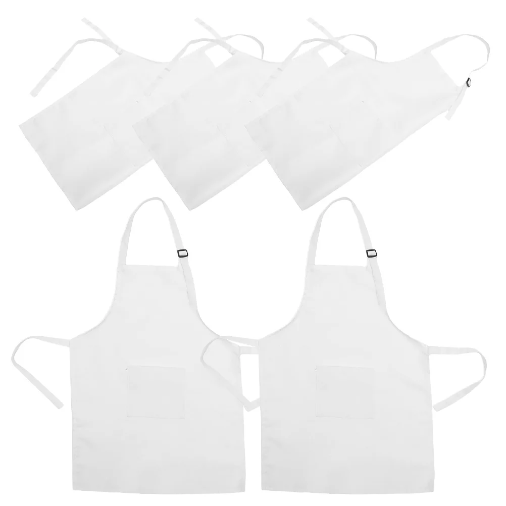 5pcs s Adjustable Painting Aprons White L Size Comfortable Wear Reusable Polyester Art Craft Smocks
5pcs s Adjustable Painting Aprons White L Size Comfortable Wear Reusable Polyester Art Craft Smocks
