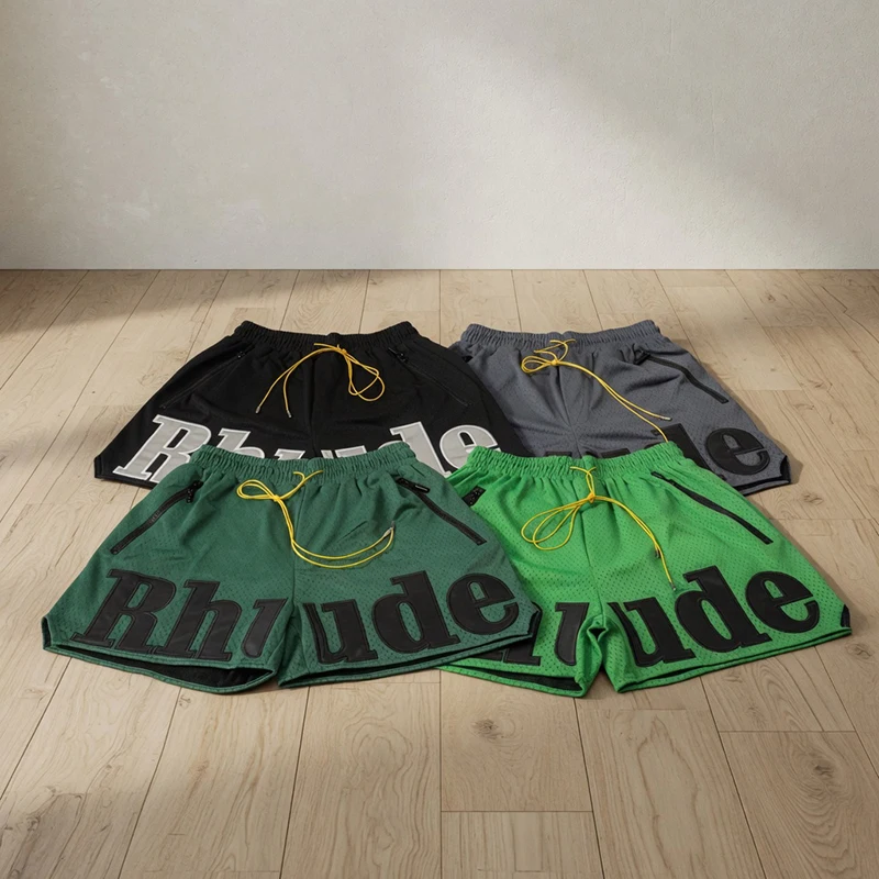 New Arrival RHUDE Shorts American Retro Mesh Sports Shorts Letter Pattern Men's High Quality Pants Fast delivery
New Arrival RHUDE Shorts American Retro Mesh Sports Shorts Letter Pattern Men's High Quality Pants Fast delivery