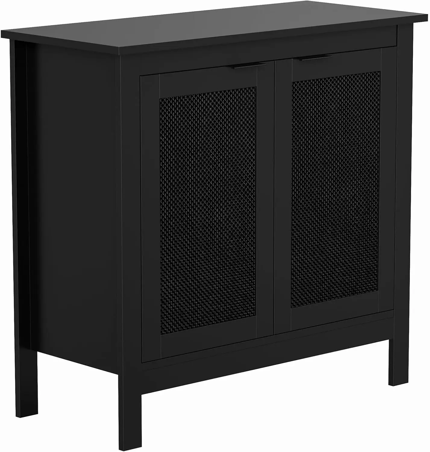 Black Sideboard Buffet Cabinet, Farmhouse Kitchen Storage with 2 Rattan Doors, 30''H Boho Cabinet with Solid Wood Feet for
Black Sideboard Buffet Cabinet, Farmhouse Kitchen Storage with 2 Rattan Doors, 30''H Boho Cabinet with Solid Wood Feet for