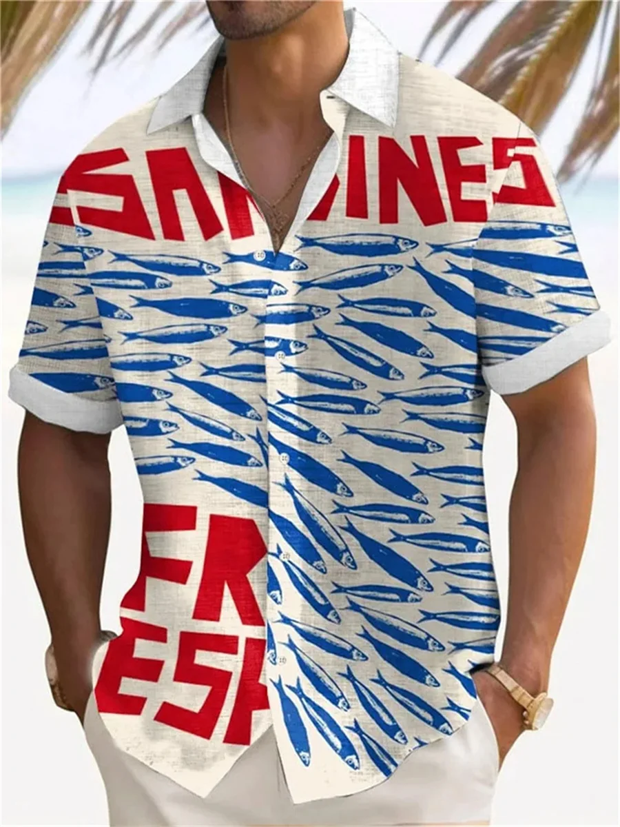 New arrival men's shirt digital printing casual loose cardigan large size short-sleeved lapel shirt Hawaiian shirt men's tops
New arrival men's shirt digital printing casual loose cardigan large size short-sleeved lapel shirt Hawaiian shirt men's tops