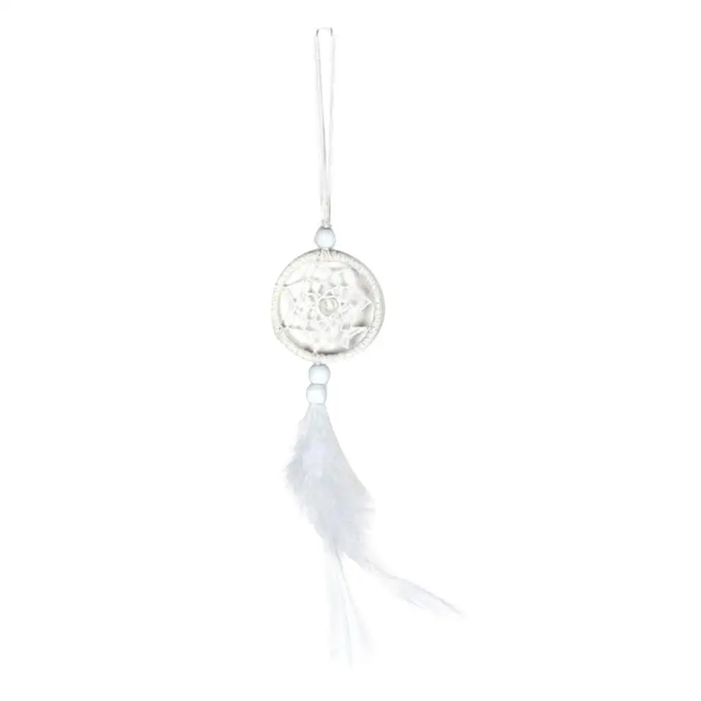 Handmade Dream Catcher Feather Pendant Antique Style Wall Hanging Decor for Home Wedding Ceremony
Handmade Dream Catcher Feather Pendant Antique Style Wall Hanging Decor for Home Wedding Ceremony