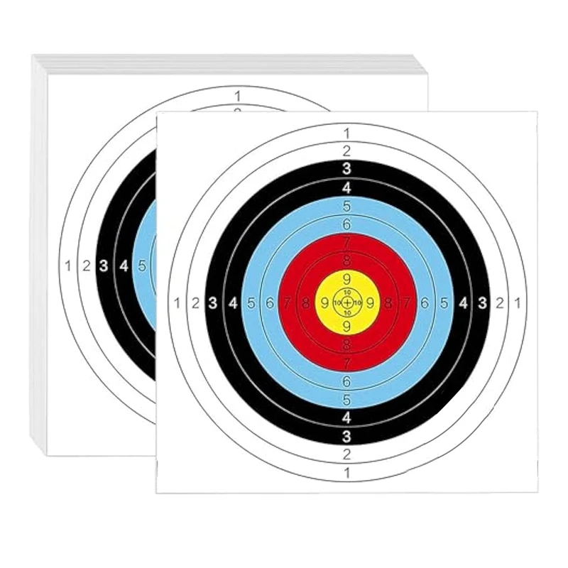 ABJX New Full Ring Target Paper Archery Hall Competition Recurve Bow Compound Pulley Bow Archery Coated Paper
ABJX New Full Ring Target Paper Archery Hall Competition Recurve Bow Compound Pulley Bow Archery Coated Paper