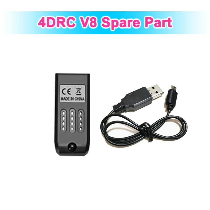 4DRC V8 4D-V8 Original Spare Part V8 Battery / USB Charger Wire Cable Part Replacement Accessory
4DRC V8 4D-V8 Original Spare Part V8 Battery / USB Charger Wire Cable Part Replacement Accessory