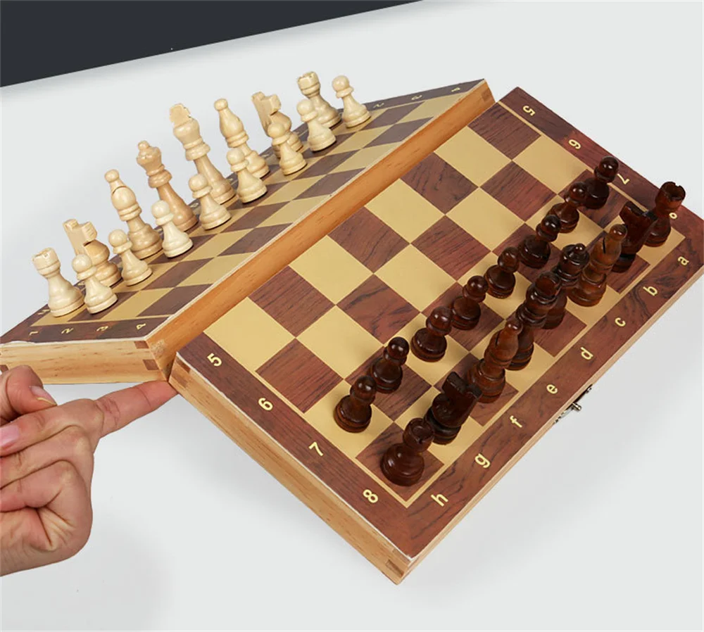Wooden Folding Large Board Magnetic Chess 32 Set Pieces Interior Travel Board Party Game Table For Storage Portable Set Kid
Wooden Folding Large Board Magnetic Chess 32 Set Pieces Interior Travel Board Party Game Table For Storage Portable Set Kid