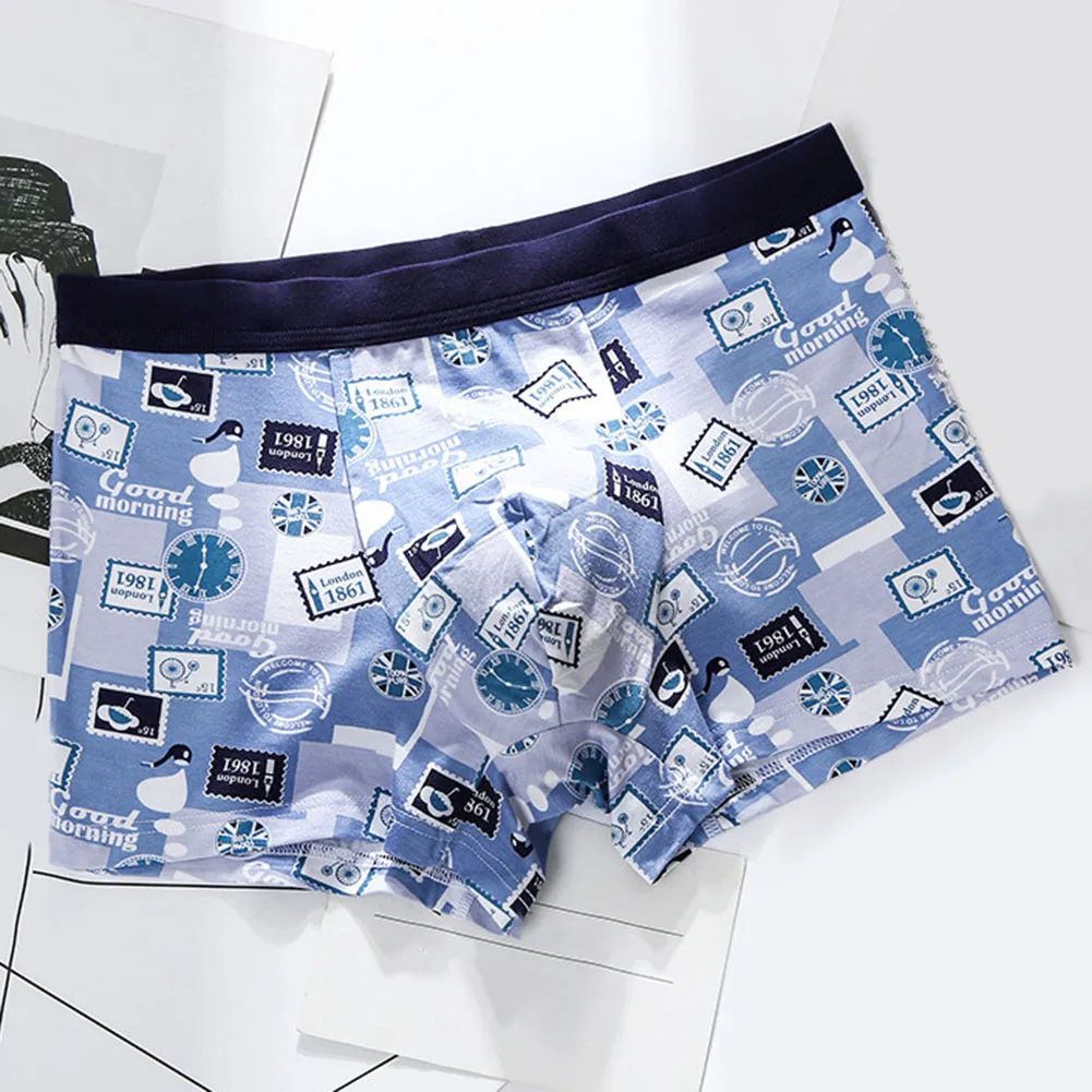 Men Modal Skin-friendly Underpant Breathable Sweat Shorts Printed Color Briefs Convex Pouch Panties Loose Casual Underwear
Men Modal Skin-friendly Underpant Breathable Sweat Shorts Printed Color Briefs Convex Pouch Panties Loose Casual Underwear