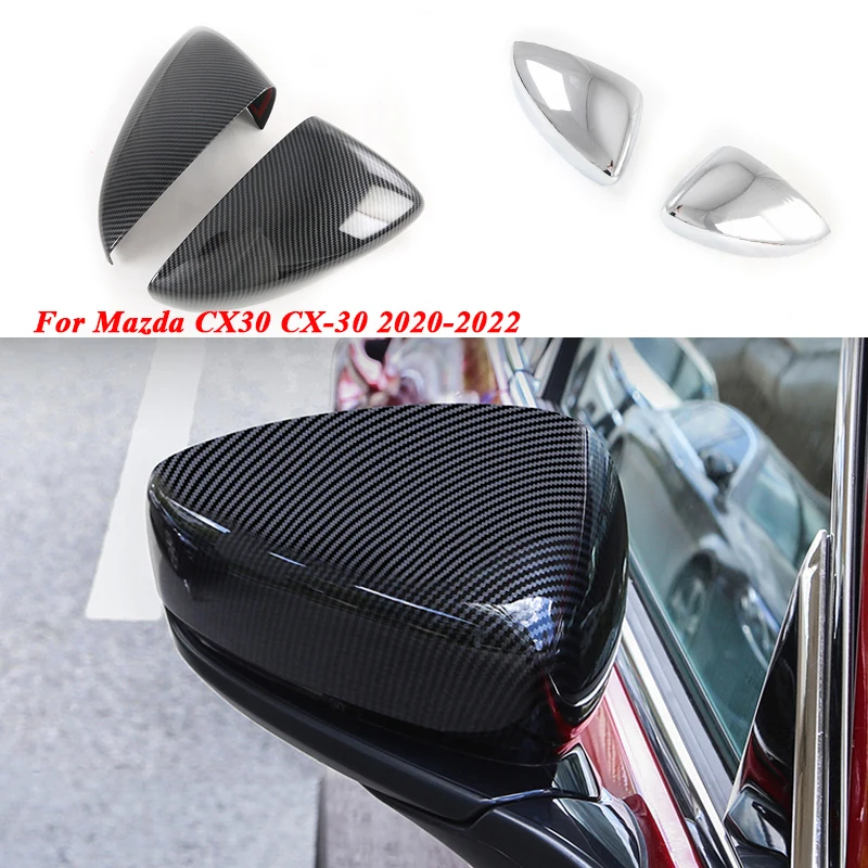 For Mazda CX30 CX-30 2020 2021 2022 Carbon Fiber Car Exterior Side Rear View Mirror Cover Cap Trim
For Mazda CX30 CX-30 2020 2021 2022 Carbon Fiber Car Exterior Side Rear View Mirror Cover Cap Trim