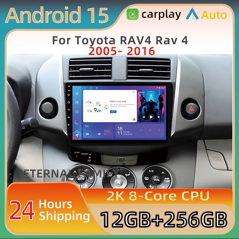 Car radio Android For Toyota RAV4 Rav 4 2005-2016 Multimedia Video Player Navigation GPS Stereo Wireless Carplay DSP 4G WIFI 5G
Car radio Android For Toyota RAV4 Rav 4 2005-2016 Multimedia Video Player Navigation GPS Stereo Wireless Carplay DSP 4G WIFI 5G