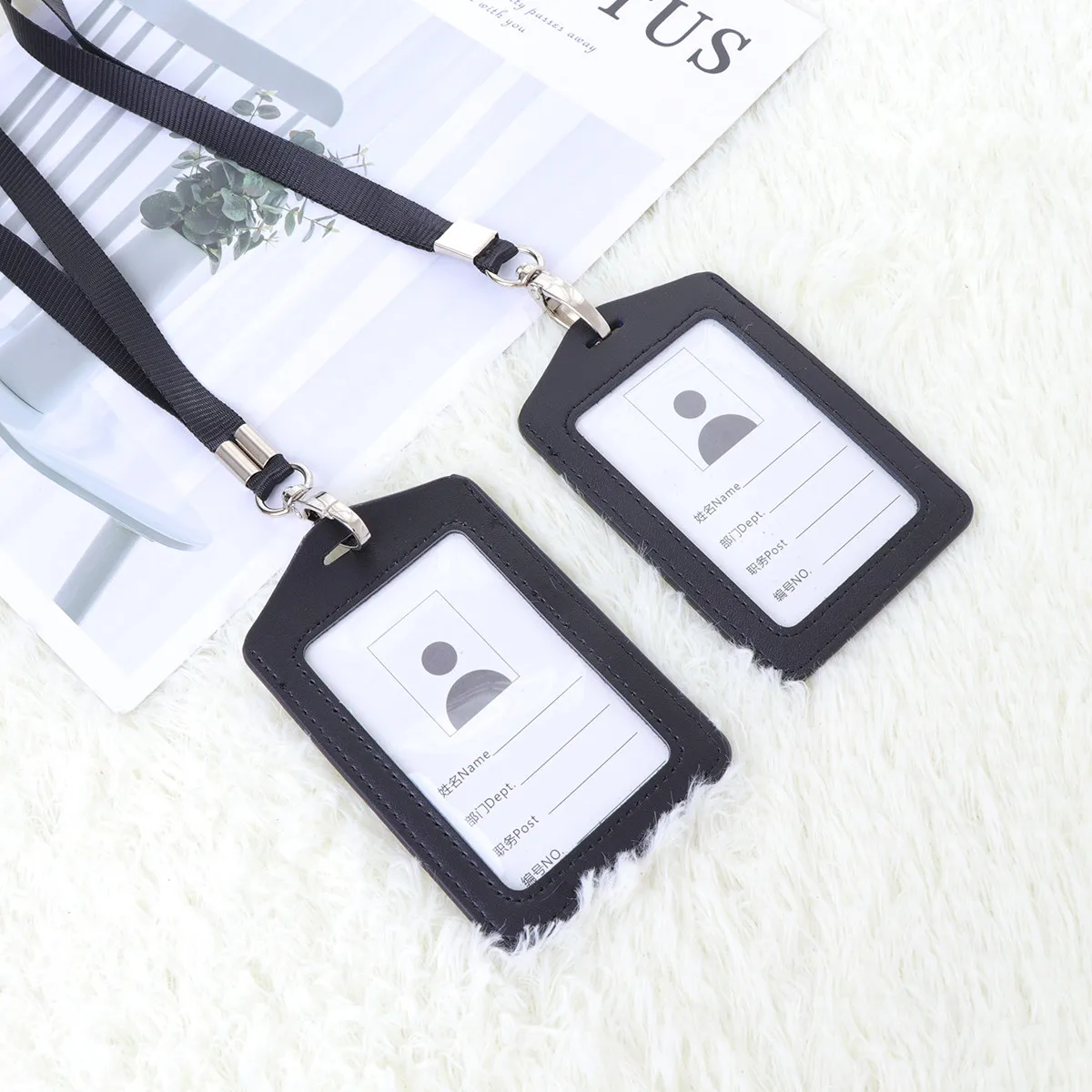 2Pcs Multi-Functional Waterproof Id Badge Holders Double-Faced Transparent Passport Holder for Travel Office
2Pcs Multi-Functional Waterproof Id Badge Holders Double-Faced Transparent Passport Holder for Travel Office