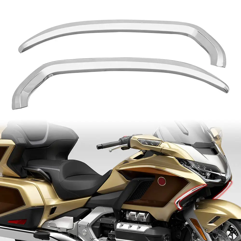 Motorcycle Front Vertical Vent Trim Fits For Honda Gold Wing Dct Tour Tour Airbag Dct Tour Dct 2018-2025 Chrome High Quality Abs
Motorcycle Front Vertical Vent Trim Fits For Honda Gold Wing Dct Tour Tour Airbag Dct Tour Dct 2018-2025 Chrome High Quality Abs