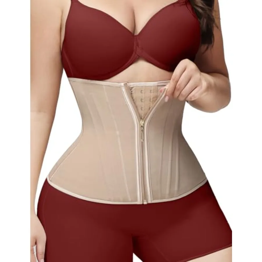 SHAPSHE Waist Trainer for Women Tummy Control Workout Waist Cincher Corset Shapewear Postpartum Body Shaper with Zipper Hook
SHAPSHE Waist Trainer for Women Tummy Control Workout Waist Cincher Corset Shapewear Postpartum Body Shaper with Zipper Hook