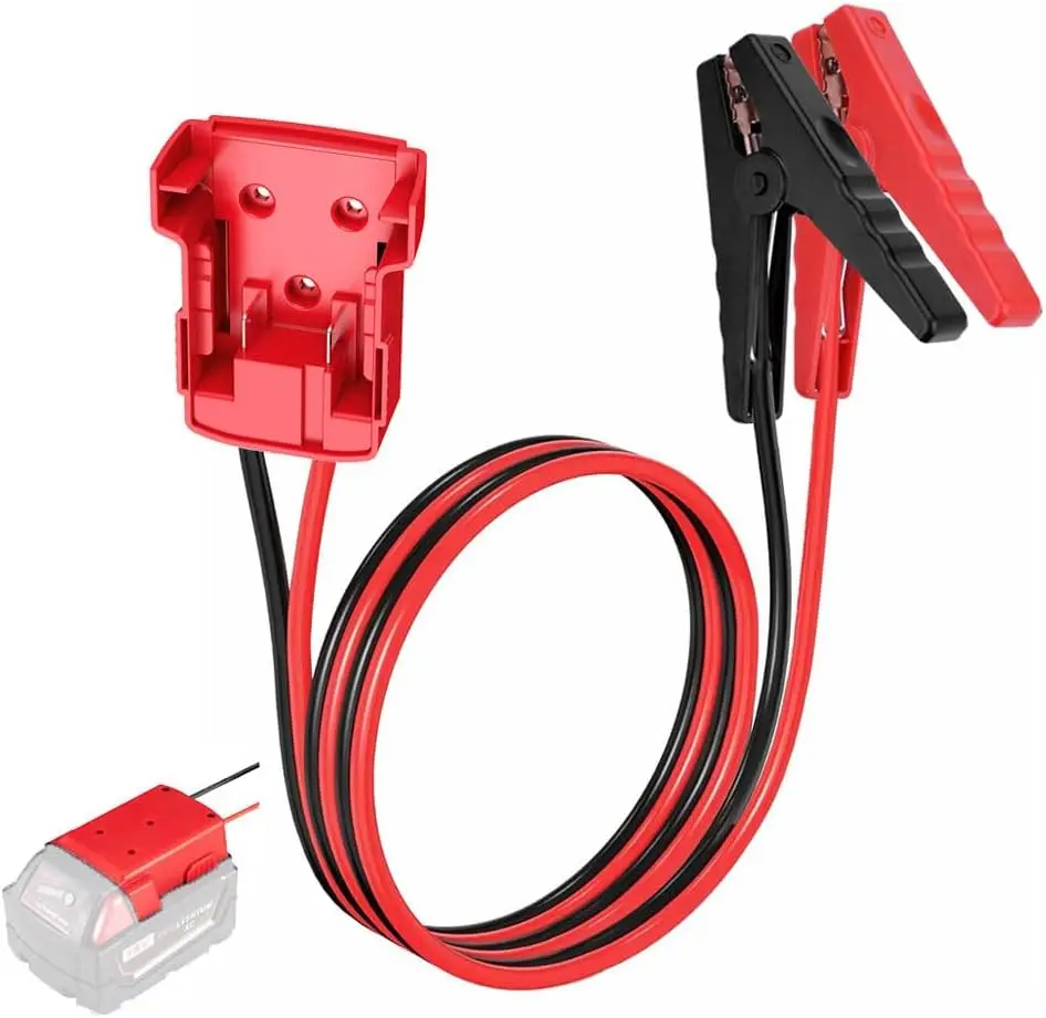 8AWG 2FT Jumper Cables for M18 18V Batteries, Silicone Wire 200°C, Booster Cables for Car Jump Start
8AWG 2FT Jumper Cables for M18 18V Batteries, Silicone Wire 200°C, Booster Cables for Car Jump Start