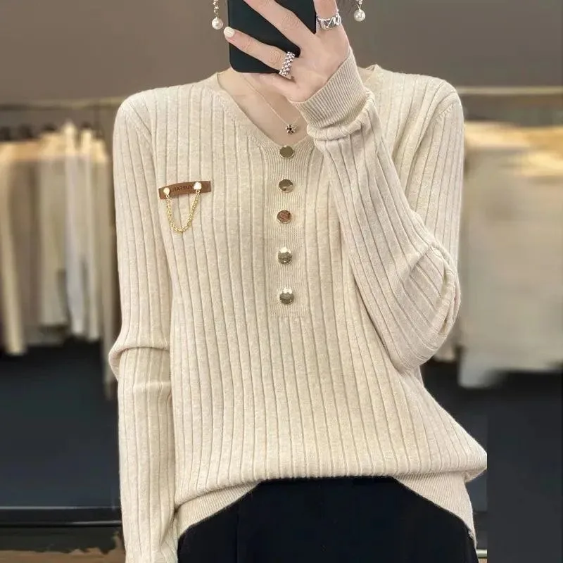 Light Knitted Sweaters For Women Cheap Top Thermal Sale All Wear To Work Fall Winter 2025 Korean Style V Neck Female Pullover
Light Knitted Sweaters For Women Cheap Top Thermal Sale All Wear To Work Fall Winter 2025 Korean Style V Neck Female Pullover