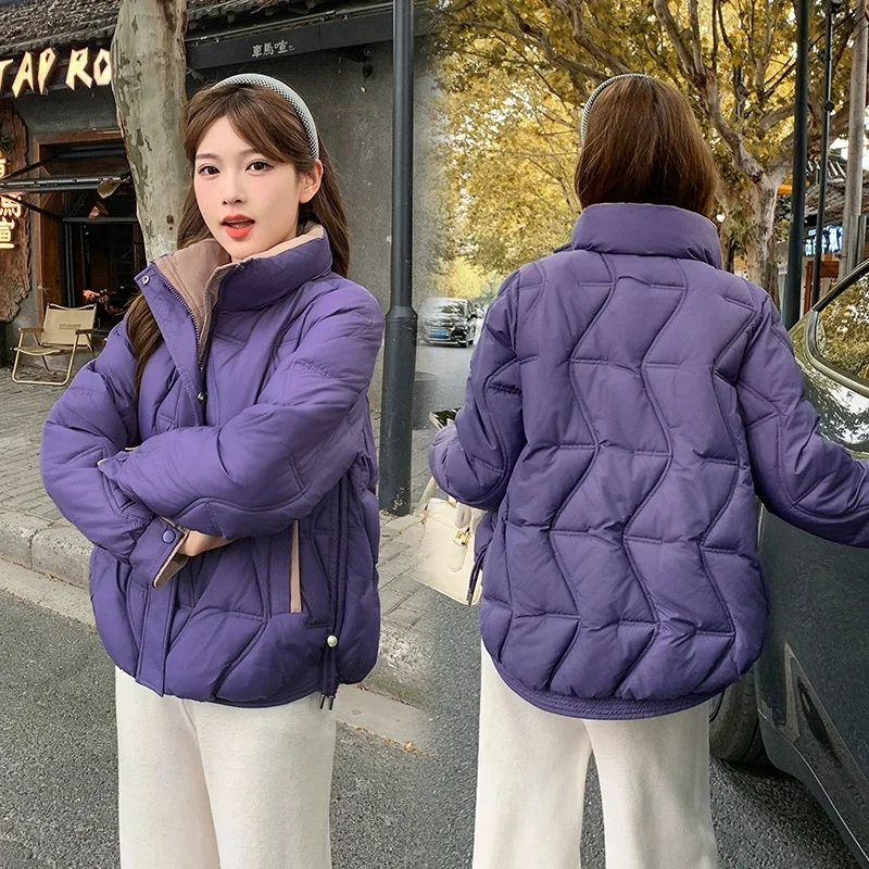 Women Down Cotton Padded Coat 2025 Winter Parkas New Fashion Loose Thicke Warm Jacket Bread Cotton Coat Female Outwear clothing
Women Down Cotton Padded Coat 2025 Winter Parkas New Fashion Loose Thicke Warm Jacket Bread Cotton Coat Female Outwear clothing