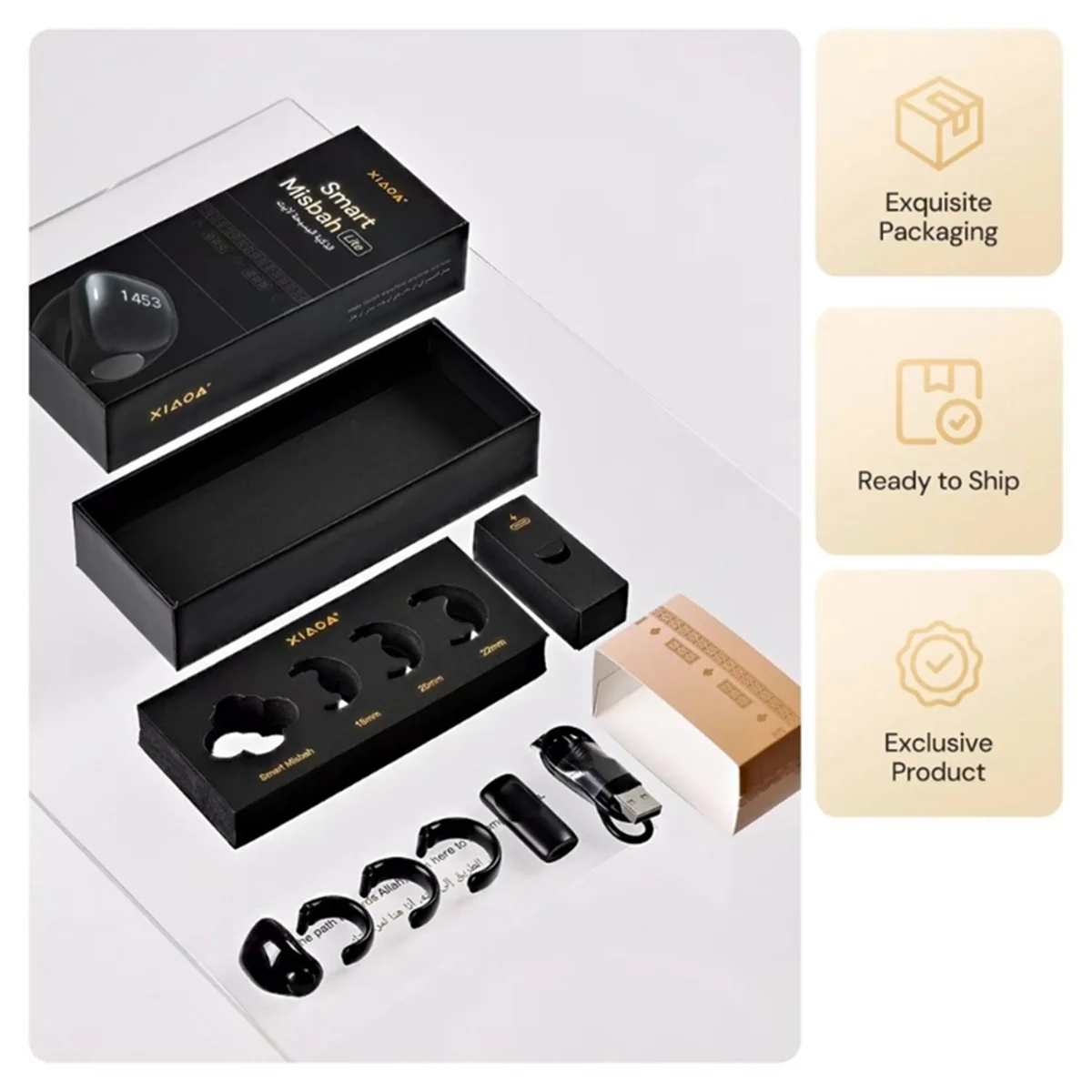Smart Tasbeeh Ring Digital Tally Counter Tasbih Zikr Rings Tasbih Counter Tasbeeh Counter-Sunrise
Smart Tasbeeh Ring Digital Tally Counter Tasbih Zikr Rings Tasbih Counter Tasbeeh Counter-Sunrise
