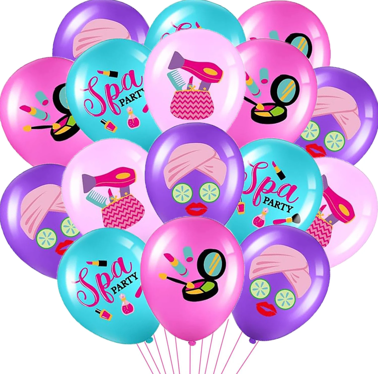 24 Pcs Spa Latex Balloons Makeup Party Decorations for Girls Makeup Theme Spa Day Decor Supplies
24 Pcs Spa Latex Balloons Makeup Party Decorations for Girls Makeup Theme Spa Day Decor Supplies
