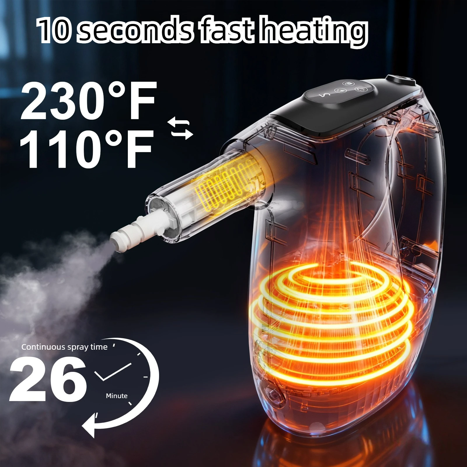 Handheld Steam Cleaner High Temperature Pressurized Steam Cleaning Machine with Multi Nozzles for Kitchen Bathroom Car Home
Handheld Steam Cleaner High Temperature Pressurized Steam Cleaning Machine with Multi Nozzles for Kitchen Bathroom Car Home