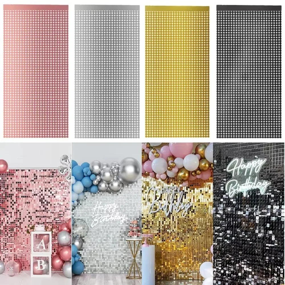 Party Backdrop Metallic Foil Fringe Glitter Curtain Rose Gold Party Curtain Backdrop Decorations for Birthday Wedding Decoration
Party Backdrop Metallic Foil Fringe Glitter Curtain Rose Gold Party Curtain Backdrop Decorations for Birthday Wedding Decoration