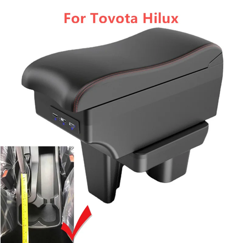 Car Armrest Box for Toyota Hilux Leather Arm Rest Center Console Storage USB Accessories
Car Armrest Box for Toyota Hilux Leather Arm Rest Center Console Storage USB Accessories