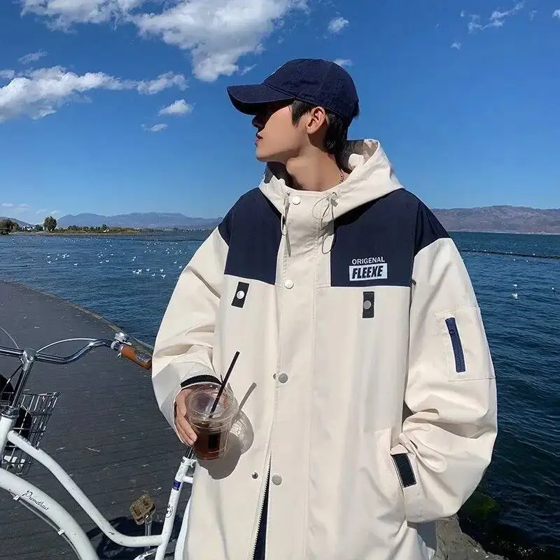 Loose Fit Long Sleeve Collared Jacket For Men Casual Lazy Style Spring Autumn Trendy Original Design Summer Thin
Loose Fit Long Sleeve Collared Jacket For Men Casual Lazy Style Spring Autumn Trendy Original Design Summer Thin