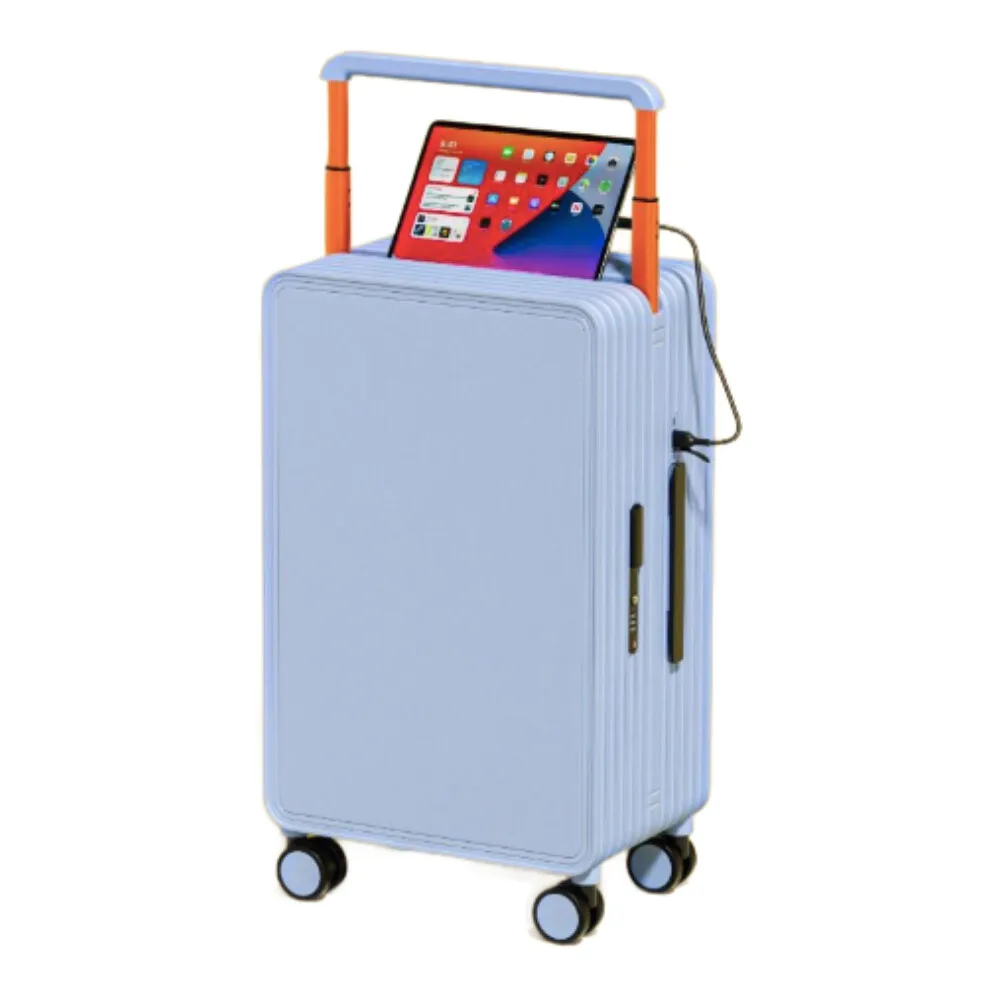 Wide Handle Carry-On Luggage - Scratch Proof Hardshell Suitcase with TSA Lock for Business Air Travel
Wide Handle Carry-On Luggage - Scratch Proof Hardshell Suitcase with TSA Lock for Business Air Travel
