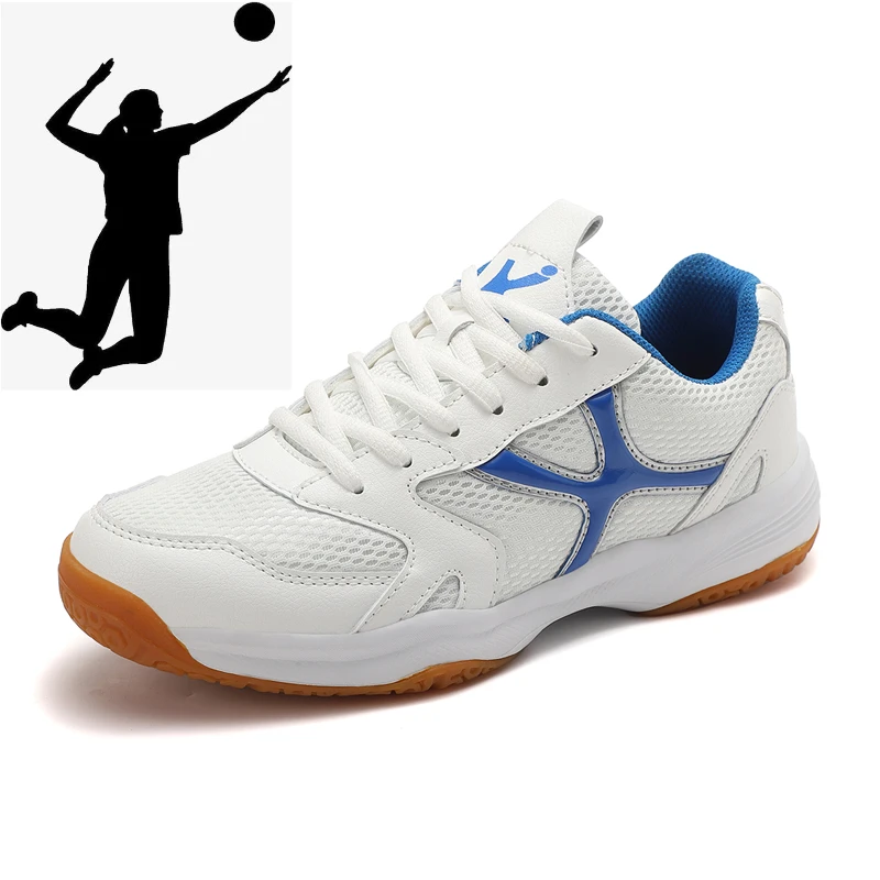 Volleyball Shoes, Men's and Women's Fitness Badminton Shoes, Fashionable Mesh Breathable Lightweight Table Tennis Shoes
Volleyball Shoes, Men's and Women's Fitness Badminton Shoes, Fashionable Mesh Breathable Lightweight Table Tennis Shoes