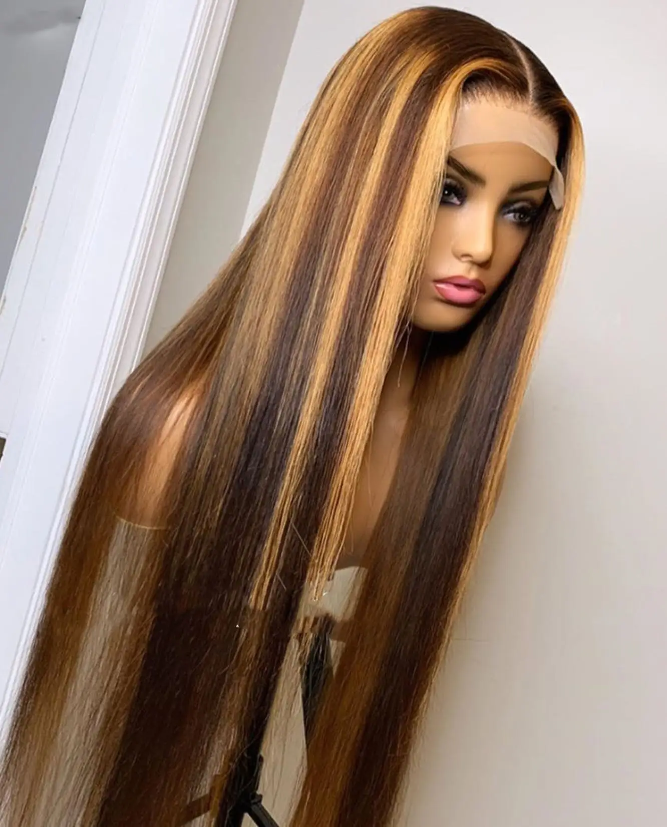 13x6 Straight 300% Blonde Highlight 30 34 Inch HD 4/27 Ombre Color Lace Front Human Hair Wigs 13x4 Lace Frontal Pre Plucked Wig
13x6 Straight 300% Blonde Highlight 30 34 Inch HD 4/27 Ombre Color Lace Front Human Hair Wigs 13x4 Lace Frontal Pre Plucked Wig