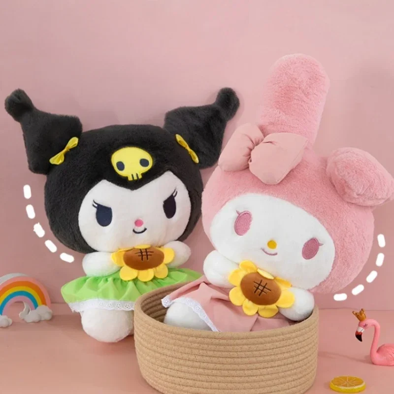 Sanrio плюшевый подсолнух Куроми Мелодия аниме плюшевая игрушка 28 см мультфильм Kawaii диван подушка украшения домашний декор детские подарки для девочек
Sanrio плюшевый подсолнух Куроми Мелодия аниме плюшевая игрушка 28 см мультфильм Kawaii диван подушка украшения домашний декор детские подарки для девочек