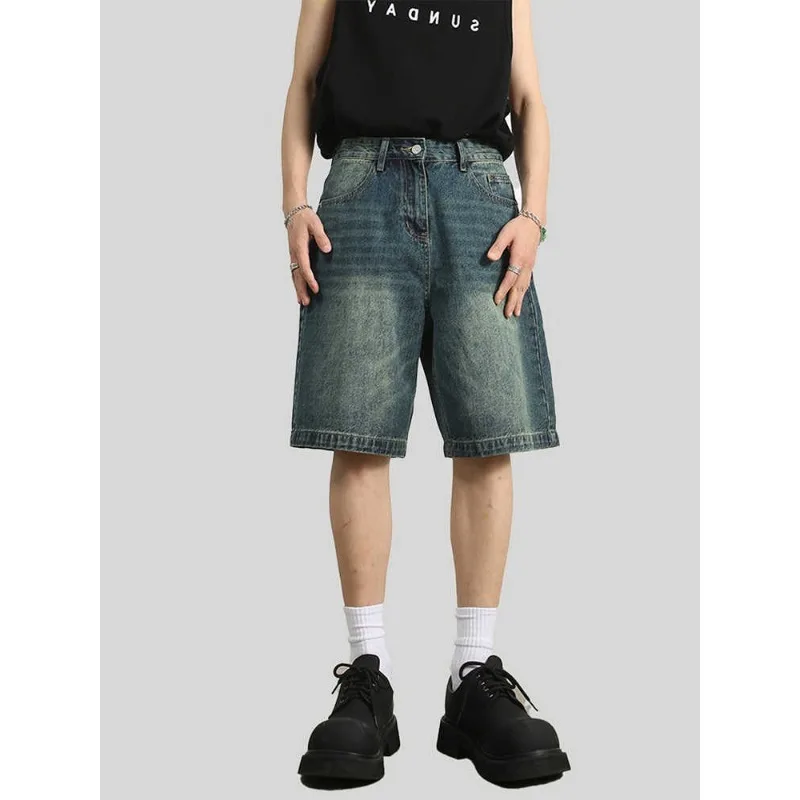 2025New Straight Leg American Hot Pants Blue Summer Retro Five Quarter Pants Trendy Brand Versatile Vintage Denim Shorts for Men
2025New Straight Leg American Hot Pants Blue Summer Retro Five Quarter Pants Trendy Brand Versatile Vintage Denim Shorts for Men