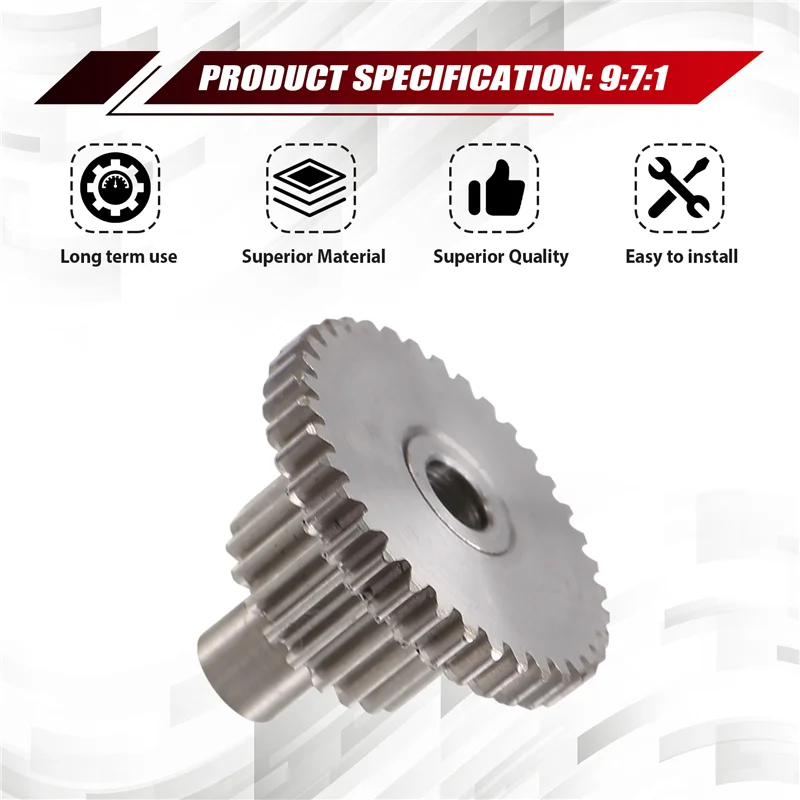 FBIL-TRX4M Steel Overdrive Underdrive Stock Transmission Gear Pinion Set For 1/18 RC Crawler TRX4M Bronco RC Upgrades
FBIL-TRX4M Steel Overdrive Underdrive Stock Transmission Gear Pinion Set For 1/18 RC Crawler TRX4M Bronco RC Upgrades