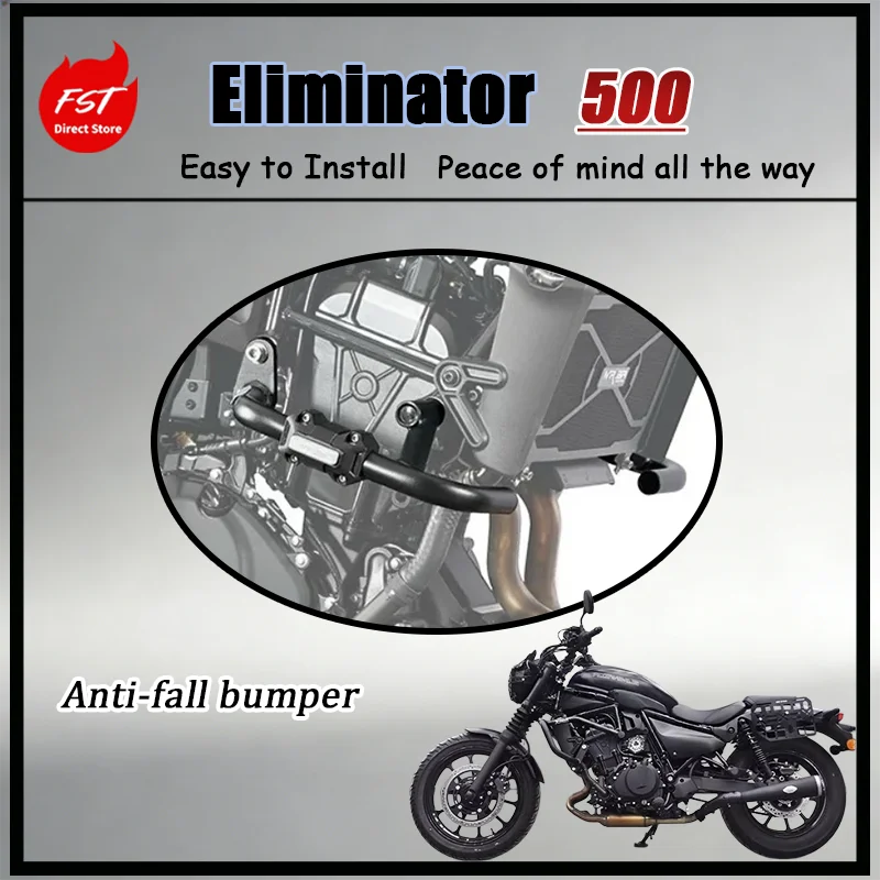 For Eliminator 500 Full Set Protection Crash Bars Engine Slider Radiator Guard Mesh Side Saddlebag Mount Bracket Kit
For Eliminator 500 Full Set Protection Crash Bars Engine Slider Radiator Guard Mesh Side Saddlebag Mount Bracket Kit