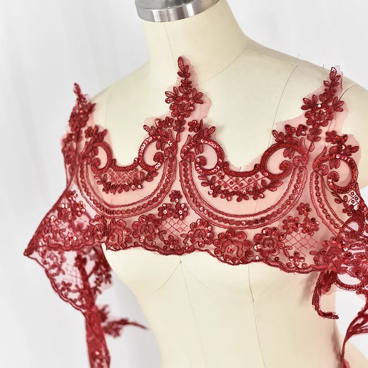 Embroidery Sequins Handmade DIY Material Wedding Doll Clothes Curtain Decorative Lace Trim
Embroidery Sequins Handmade DIY Material Wedding Doll Clothes Curtain Decorative Lace Trim