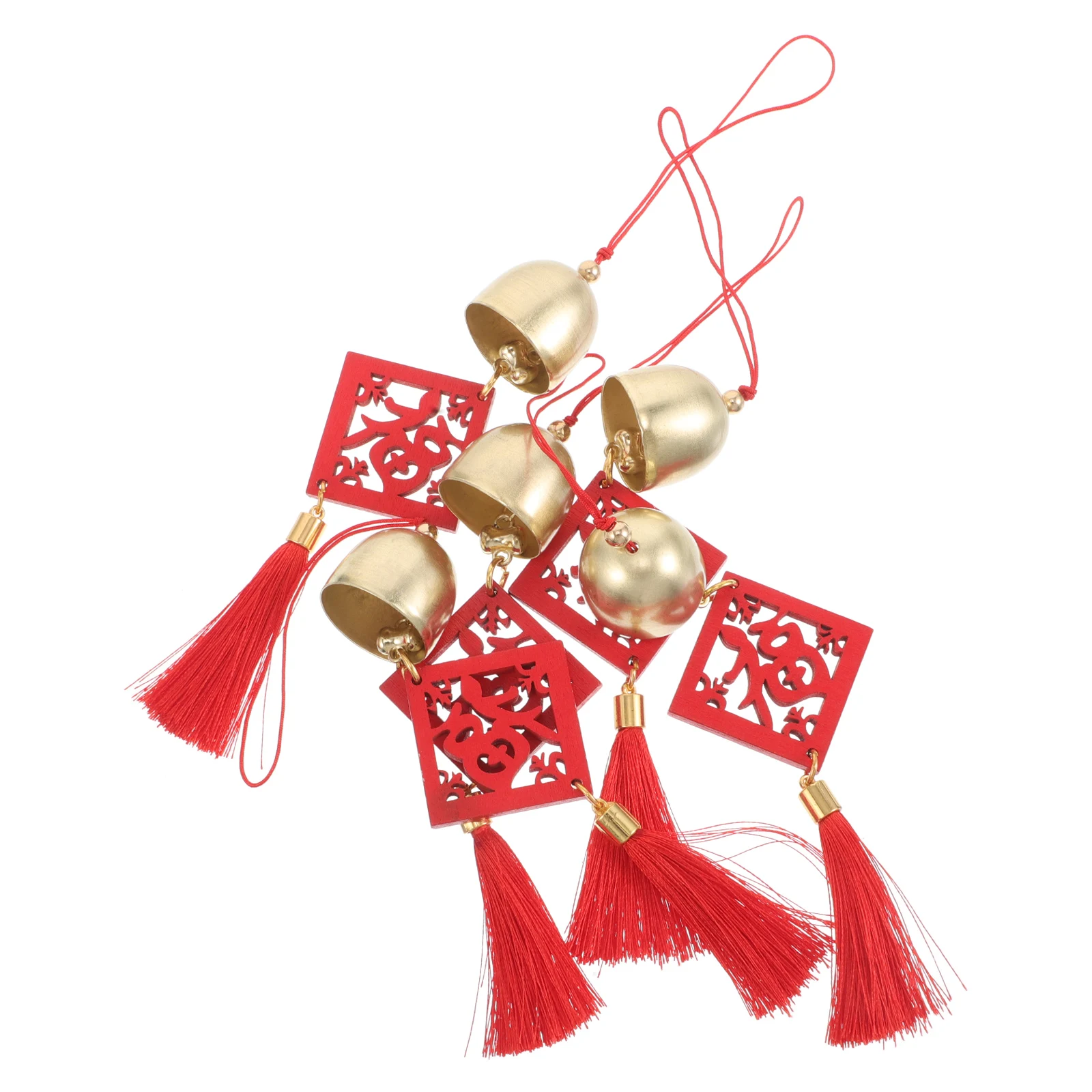 5 Pcs Wind Chime Blessing Sign Bell Chimes Decorative for outside Tassel Bells Friends Wood Hanging Decorations Home Balcony
5 Pcs Wind Chime Blessing Sign Bell Chimes Decorative for outside Tassel Bells Friends Wood Hanging Decorations Home Balcony