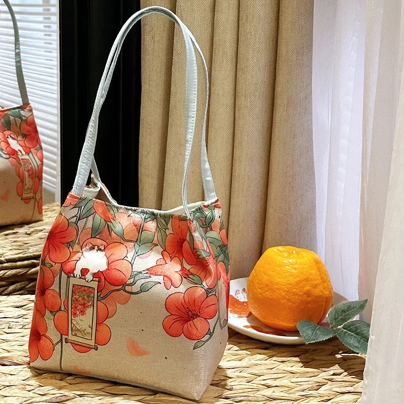 Antique Artistic Printed Hand Shoulder Bag Cotton and Linen Embroidered Comfortable Breathable Handbag
Antique Artistic Printed Hand Shoulder Bag Cotton and Linen Embroidered Comfortable Breathable Handbag