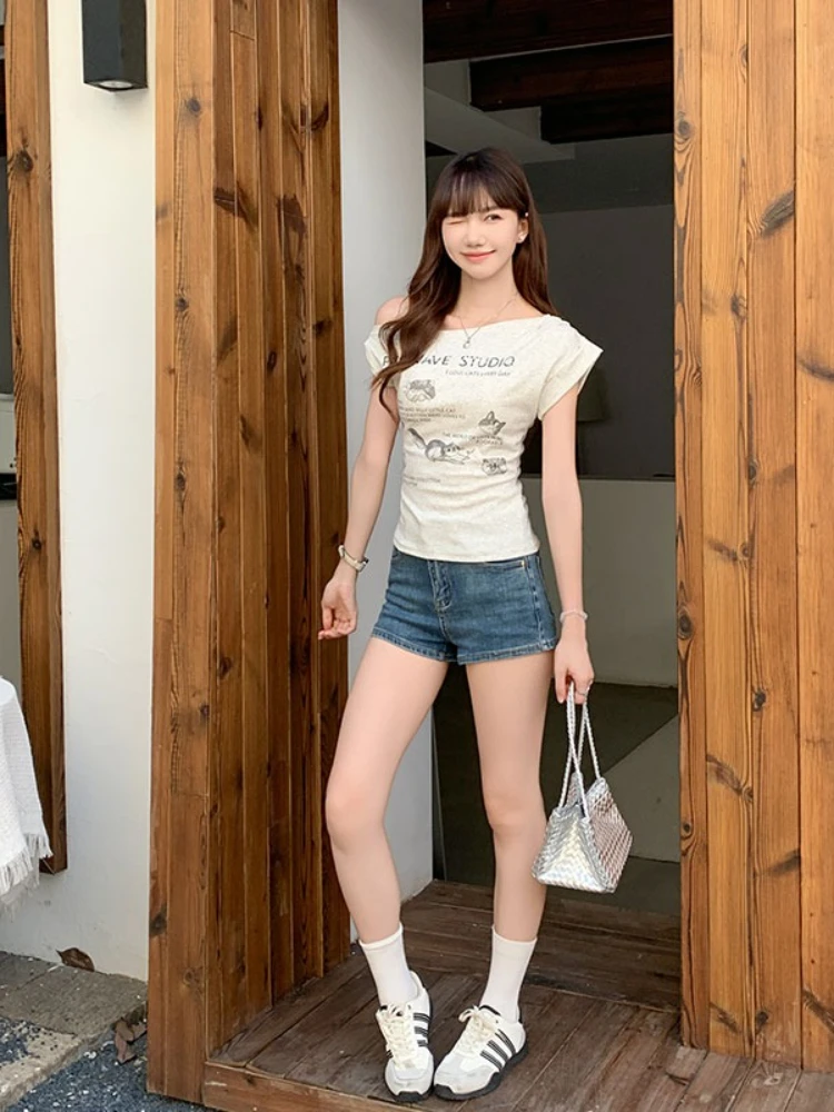 Summer Women T Shirt T-Shirt Woman Clothes Tops Tshirt Female Crop Top Tees Y2k Para Mujer Ropa De Mujer Roupas Feminina Traf
Summer Women T Shirt T-Shirt Woman Clothes Tops Tshirt Female Crop Top Tees Y2k Para Mujer Ropa De Mujer Roupas Feminina Traf