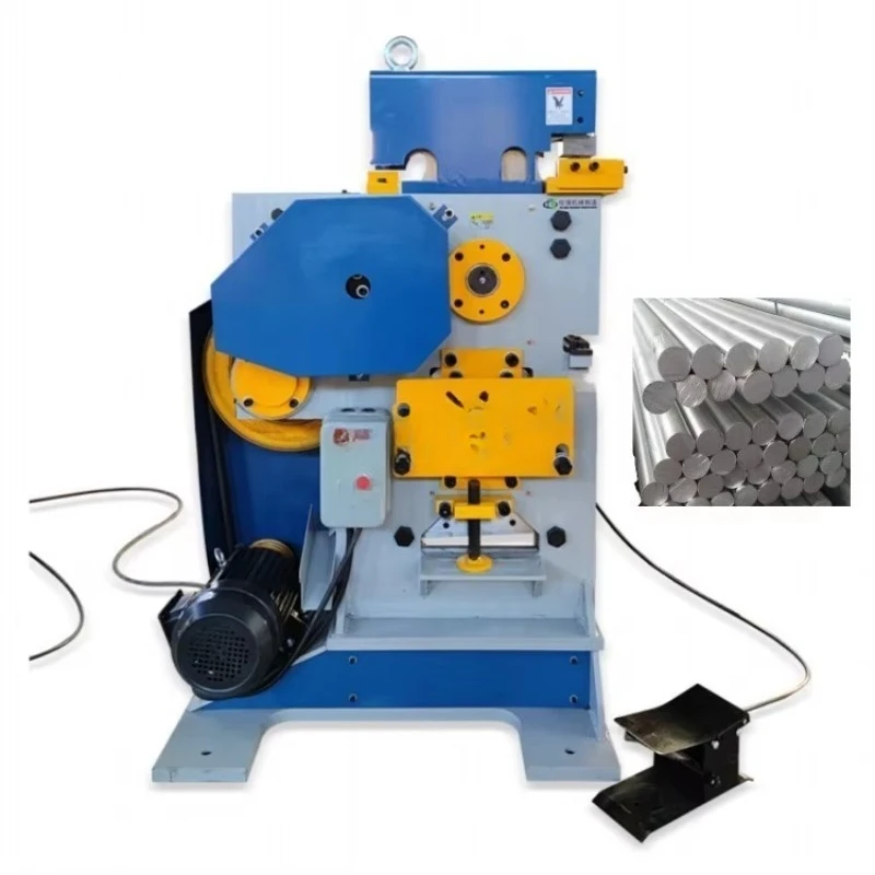 Fully Automatic Multifunctional Hydraulic Joint Punching and Shearing Machine Iron Worker Shearing and Punching Machine
Fully Automatic Multifunctional Hydraulic Joint Punching and Shearing Machine Iron Worker Shearing and Punching Machine