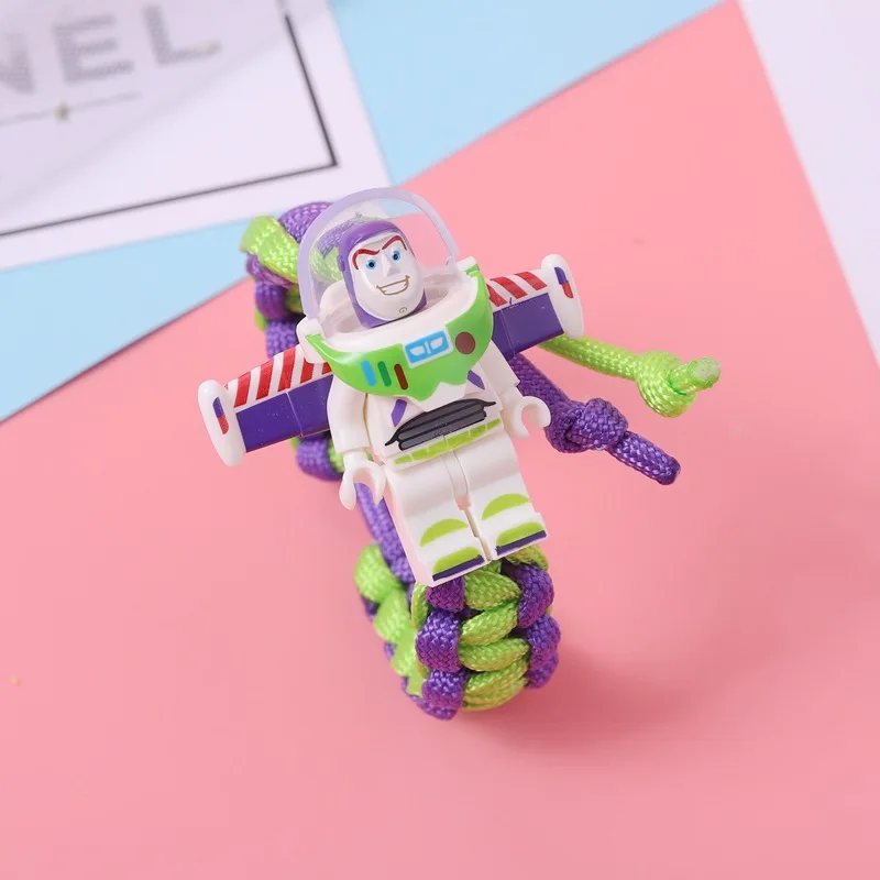Disney Buzz Lightyear Bracelet Reinforcement Hand-Knitted Male and Female Student Bracelets Couples and Friends Hand Jewelry
Disney Buzz Lightyear Bracelet Reinforcement Hand-Knitted Male and Female Student Bracelets Couples and Friends Hand Jewelry